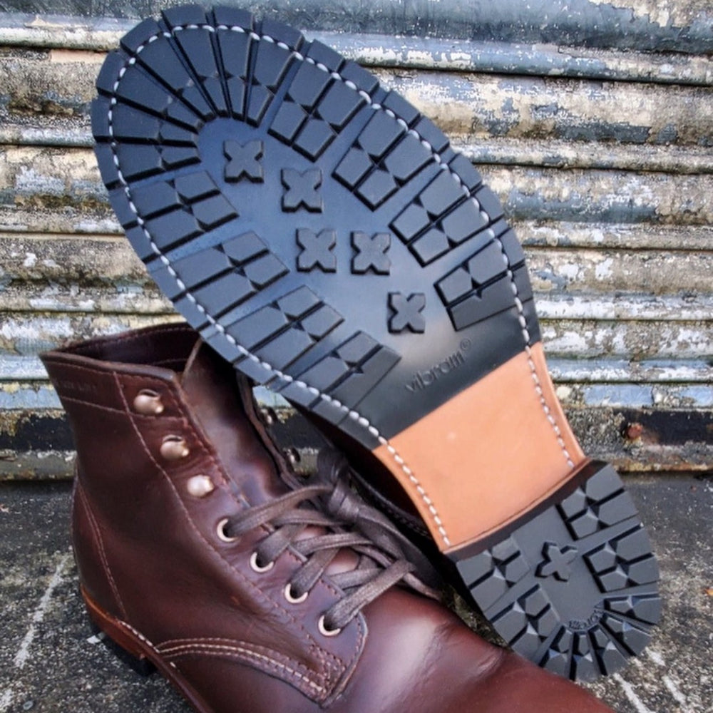 Vibram Lug & Leather Combination