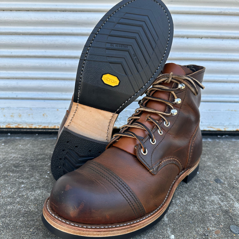 Vibram V-Bar & Leather Combination